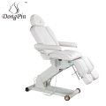 White Electric Facial Bed With 4 Motors,  ODM colors spa bed with hand control